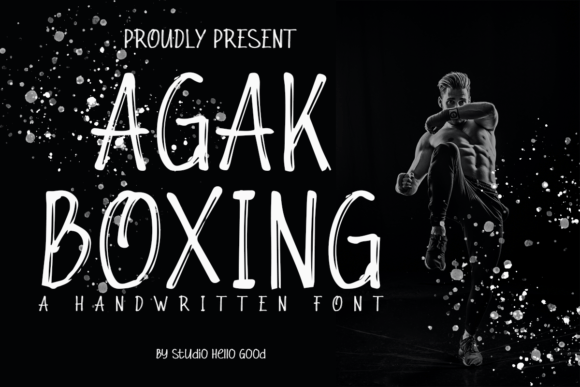 Agak Boxing Font: Bold, Friendly & Perfect for Handmade Labels & Printables