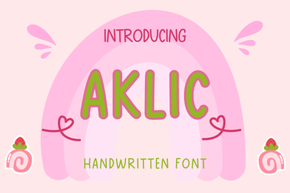 Aklic: A Playful Display Font for Editorial Impact