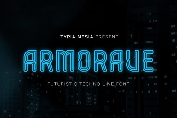 Armorave: A Bold, Grounded Display Font