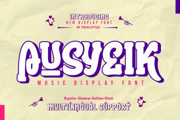 Ausyeik: A Display Font That Sings With Editorial Warmth