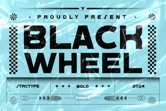 Black Wheel: A Bold, Grounded Display Font