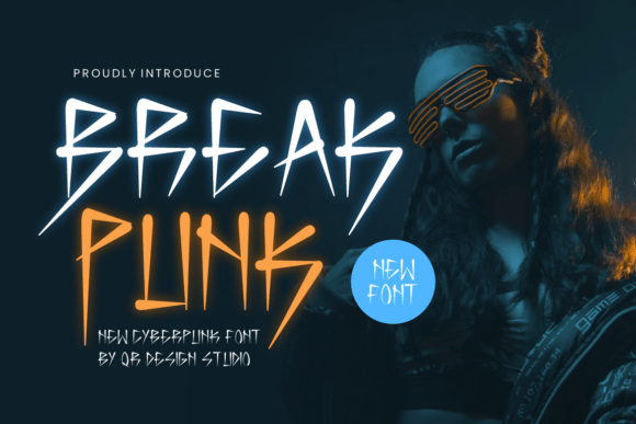 Break Punk: A Bold Display Font for Editorial Impact