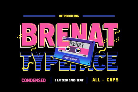 Brenat: A Modern Display Font That Elevates Digital Branding