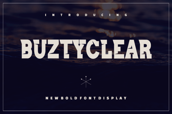 Buztyclear: A Modern Display Font for Editorial Design