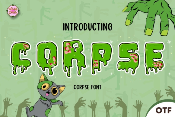 Corpse Font: A Display Typeface for Spooky, Scroll-Stopping Campaigns