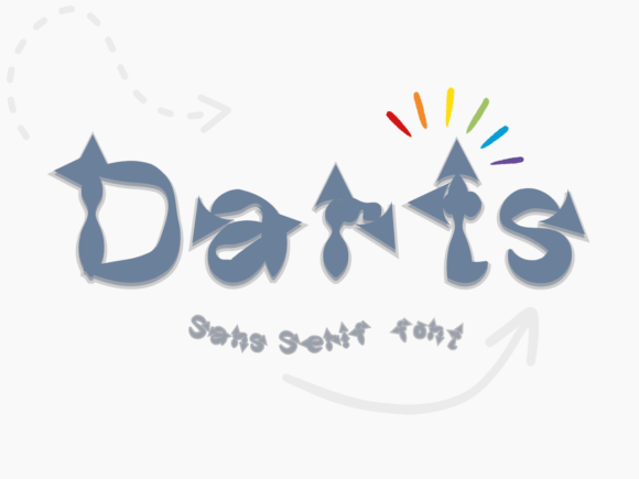 Darts: A Playful, Versatile Display Font for Real Branding Work