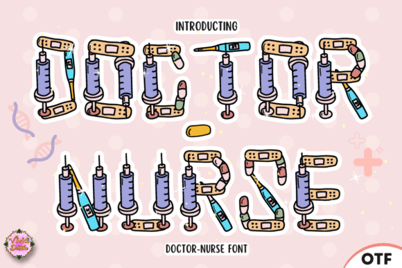 Doctor-Nurse Font: A Warm, Clear Display Typeface for Healthcare Campaigns