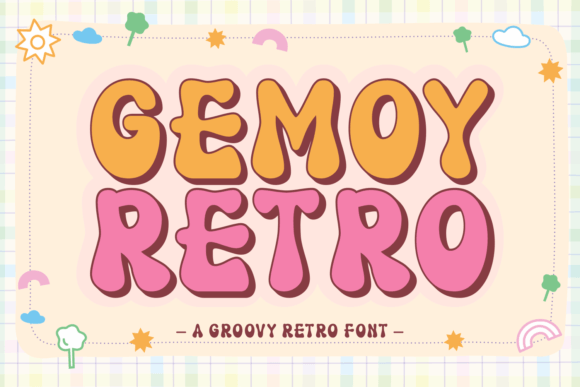Gemoy Retro: A Display Font That Turns Heads Online