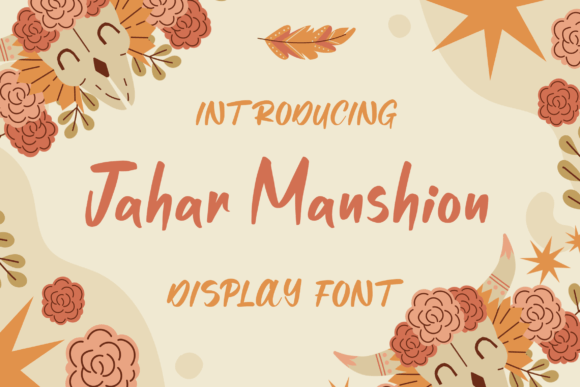 Jahar Mansion: A Joyful Display Font for Small Business Branding