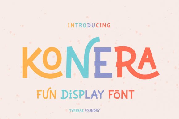 Konera: A Playful Display Font That Makes Your Brand Feel Human
