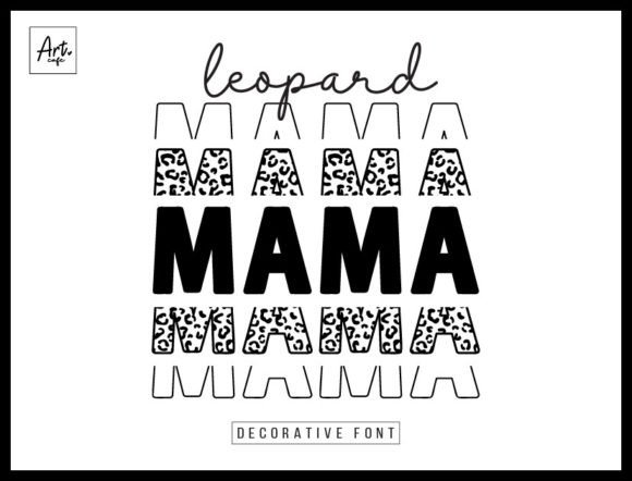 Leopard Mama: A Display Font with Retro Soul