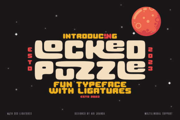 Locked Puzzle: A Display Font That Elevates Editorial Design