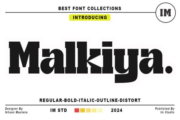 Malkiya: A Display Typeface That Elevates Digital Branding