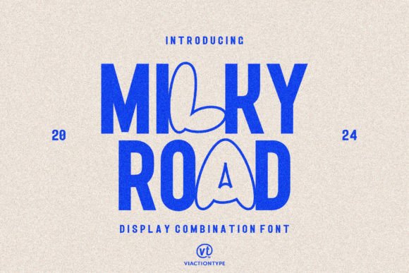 Milky Road: A Playful Yet Polished Display Font for Makers