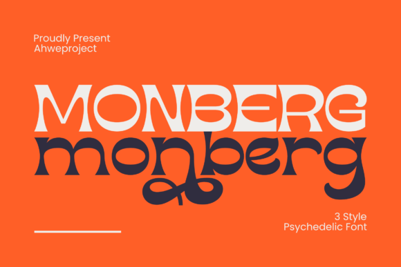Monberg: A Display Font That Makes Your Brand Feel Instantly Polished