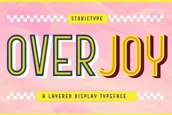Overjoy: A Display Typeface That Elevates Digital Branding