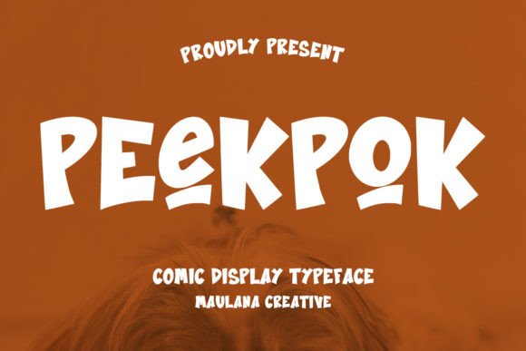 Peekpok: A Playful Display Typeface for Joyful Branding