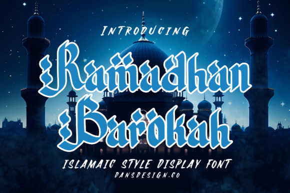 Ramadhan Barokah: A Thoughtful Display Font for Meaningful Moments
