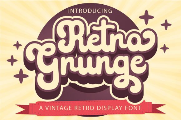 Retro Grunge: A Display Font That Makes Your Campaign Instantly Recognizable