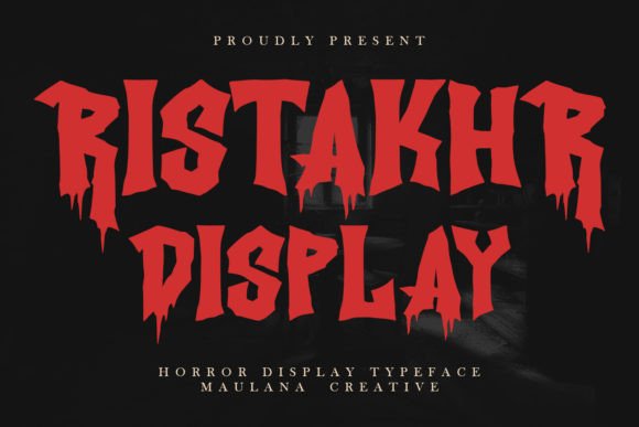 Ristakhr: A Bold, Playful Display Font for Handmade Brands