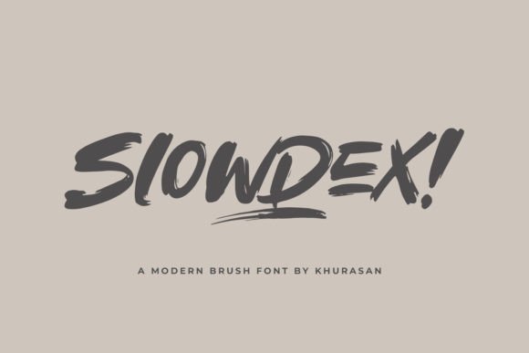Slowdex: A Display Font That Makes Headlines Feel Human