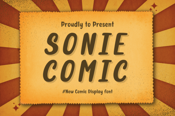 Sonie Comic: A Playful Display Font That Elevates Real Small Business Branding