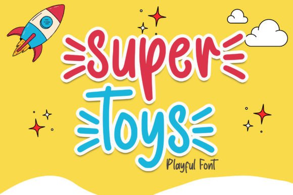 Super Toys Font: A Joyful Display Typeface for Playful Branding