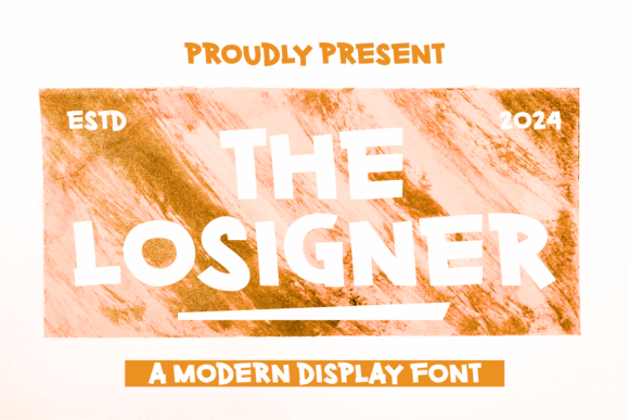 The Losigner: A Bold Display Font for Handmade Brands