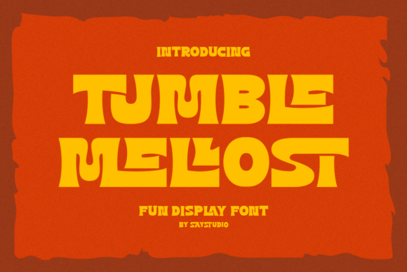Tumble Mellost: A Playful Display Font for Editorial Joy